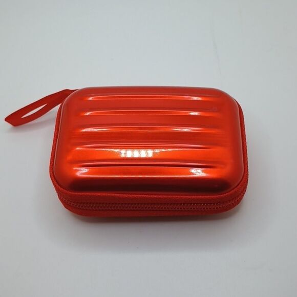 RED RFID zipper protection wallet case - Picture 3 of 6